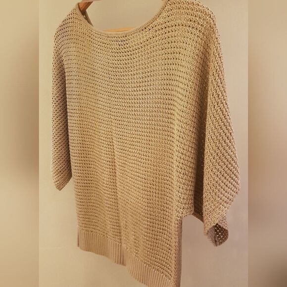 INC International Concepts *NWOT* GOLD Sweater Size Medium * Stunning! - Picture 9 of 14